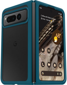 Otterbox Thin Flex Backcover voor de Google Pixel Fold - Transparant/Blauw