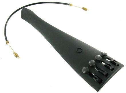 Otto TP-2487 cellostaartstuk cellostaartstuk, 4/4-7/8, zeer licht synthetisch materiaal, zwart, met 4 fijnstemmers