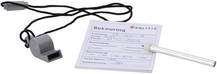 OttoSimon Politie verkleed accessoires - bonnenboekje