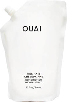 OUAI Fine Hair Conditioner - conditioner voor fijn haar navulling - 946 ml