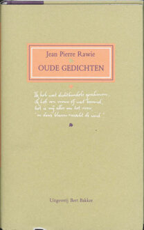 Oude gedichten - Boek Jean Pierre Rawie (9035104463)