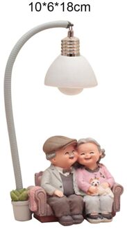 Oude Man Thuis Kleine Ornamenten Grootouders Oude Dame Oude Tekens Ambachten Verjaardag Cadeaus Voor Ouders Decorations00