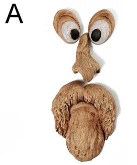 Oude Man Tree Hugger Boom Gezicht Outdoor Grappige Oude Man Boom Sculptuur Yard Art Tuin Peeker Interessante Tuin Decoratie
