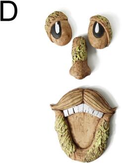 Oude Man Tree Hugger Boom Gezicht Outdoor Grappige Oude Man Boom Sculptuur Yard Art Tuin Peeker Interessante Tuin Decoratie