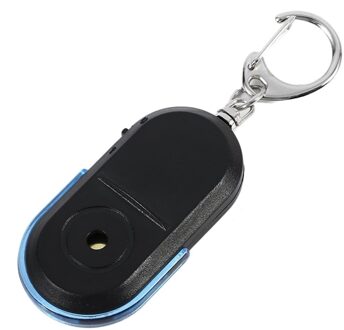 Oude Mensen Anti-Verloren Alarm Key Finder Draadloze Nuttig Whistle Sound Draagbare Size Sleutelhanger Led Licht Locator Finder Sleutelhanger 1 blauw