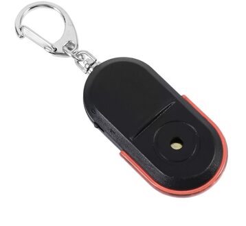 Oude Mensen Anti-Verloren Alarm Key Finder Draadloze Nuttig Whistle Sound Draagbare Size Sleutelhanger Led Licht Locator Finder Sleutelhanger 2 rood