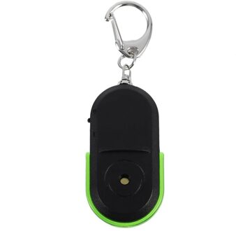 Oude Mensen Anti-Verloren Alarm Key Finder Draadloze Nuttig Whistle Sound Draagbare Size Sleutelhanger Led Licht Locator Finder Sleutelhanger 3 groen