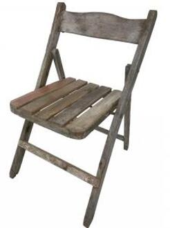 Oude stoel uit India