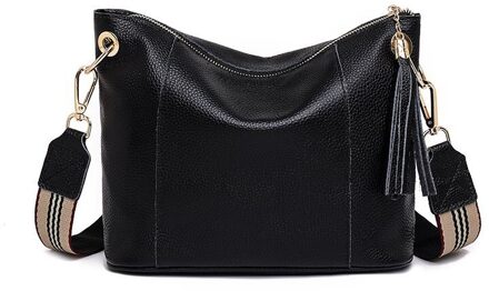 Oude Tang Lederen Luxe Handtassen Mode Toevallige Schoudertassen Voor Vrouwen Dames Grote Crossbody Tote Sac Epaule