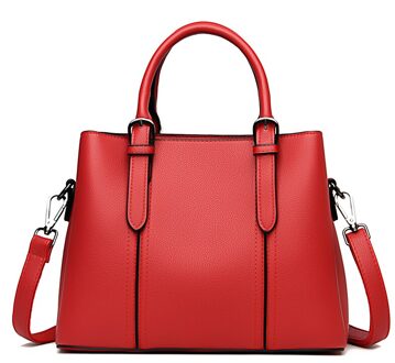 Oude Tang Lederen Schoudertassen Voor Vrouwen Messenger Bags Top-Handvat Crossbody Vrouwen Tote Handtas rood