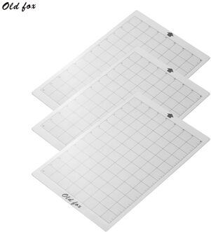 Oude Vos 1/3/5Pcs 8in * 12Inreplacement Snijden Mat Transparante Lijm Mat Voor Silhouette Cameo cricut Verkennen Plotter Machine 3stk