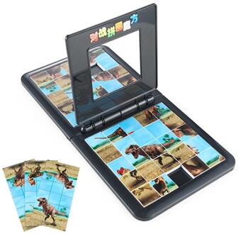Ouder-kind Interactieve Animal Battle Sport Spel Puzzel Kubus 3D Puzzel Race Cube Kids Volwassenen Desktop Onderwijs Speelgoed