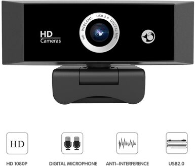 Ouhaobin Full Hd 1080P Webcam Desktop Pc Video Calling Webcam Camera Met Microfoon Веб Камера С микрофоном