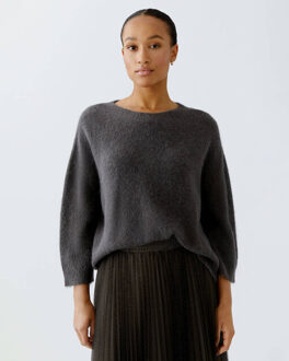 Oui Pullover 0094286 Bruin - 40