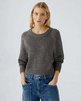 Oui Pullover 0094298 Taupe - 42