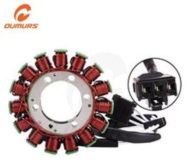 OUMURS Motorfiets Magneto Generator Stator Coil Voor Kawasaki Ninja ZX10R ZX-10R ZX1000D 2006-2007 Vervang 21003-0054 0052 0036