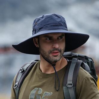 Ourtdoor Anti Uv Brede Rand Hoed Reizen Vissen Camping Emmer Hoed Sneldrogend Zomer Zonnebrandcrème Cap 03