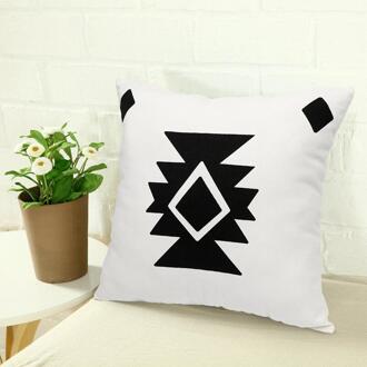 Ourwarm Boho Kussenhoes Strepen Sierkussen 45Cm X 45Cm Vierkante Bank En Stoel Decoratieve Kussen Lederen Cover kussen stijl 1