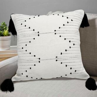 Ourwarm Boho Kussenhoes Strepen Sierkussen 45Cm X 45Cm Vierkante Bank En Stoel Decoratieve Kussen Lederen Cover kussen stijl 2