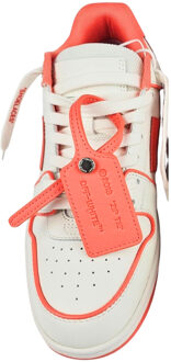 Out Of Office Coral Red Calf Leather Sneakers Oranje - EU 36 / UK 3