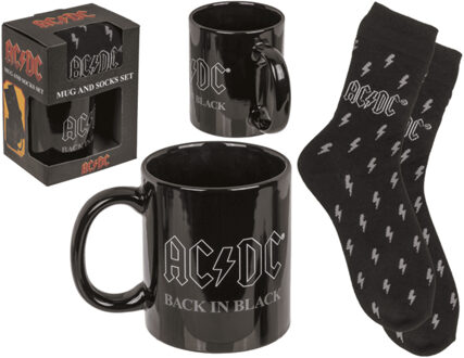 Out of the Blue Cadeauset ACDC - mok en sokken - cadeauset - muziekband