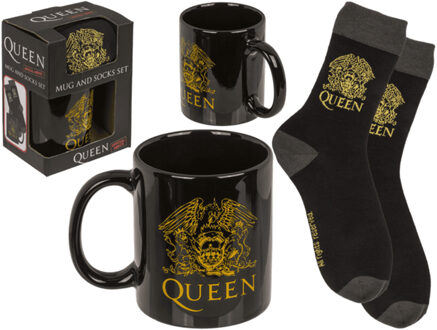 Out of the Blue Cadeauset QUEEN - mok en sokken - cadeauset - muziekband