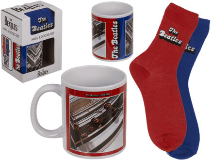 Out of the Blue Cadeauset The beatles - mok en sokken - cadeauset - muziekband
