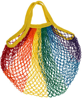 Out of the Blue Draagtas - Pride/regenboog thema kleuren - katoen - 40 x 60 cm