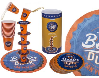 Out of the Blue Drankspel beer dunk met 18 bekers