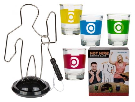 Out of the Blue Drankspel - zenuwspiraal - met shotglazen - drinkspellen Multi