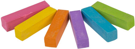 Out of the Blue Haarkrijt - 18x - verschillende kleuren - 4 cm - krijtjes om je haar te kleuren