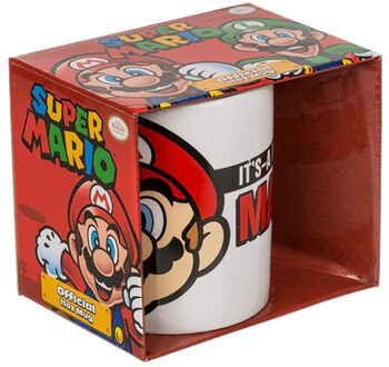 Out of the Blue Mok Super Mario 325ml H10cm wit