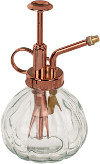 Out of the Blue Plantenspuit/plantenvernevelaar rosegoud 15 cm van glas