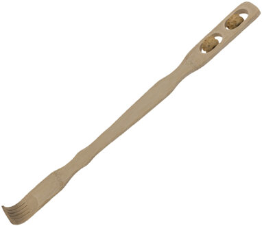 Out of the Blue Rugkrabber - met massage rollers - bamboe hout - 46 cm