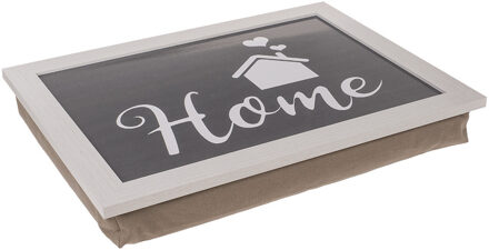 Out of the Blue Schootkussen/laptray - MDF - katoen - 43 x 32,5 cm - Dienbladen Multikleur