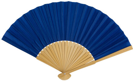 Out of the Blue Spaanse handwaaier - special colours - nachtblauw - bamboe/papier - 21 cm Donkerblauw
