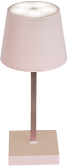 Out of the Blue USB tafellamp LED dimbaar - lichtroze - 26 cm - van kunststof - Nachtlampje - Tafel lampje