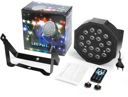 Outad 18LED Par Verlichting Voor Podium Verlichting Met Rgb Magic Effect Door Afstandsbediening En 512 Rood Groen Blauw Licht