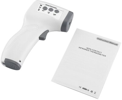Outad Digitale Infrarood Voorhoofd Thermometer Non-Contact Body Temperatuurmeting Digitale Thermometer Voor Volwassen & Baby Grijs