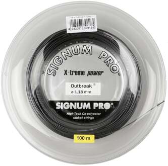 Outbreak Rol Snaren 100m-Antraciet - 1.18,1.24,1.30