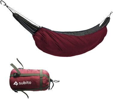 Outddor Camping Slaapzak Draagbare Hangmat Underquilt Hangmat Thermische Hangmat Isolatie Accessoire Voor Camping Apparatuur bordeaux