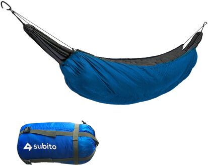 Outddor Camping Slaapzak Draagbare Hangmat Underquilt Hangmat Thermische Hangmat Isolatie Accessoire Voor Camping Apparatuur lucht blauw