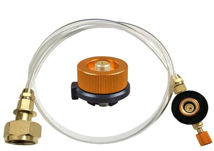 Outdoo Camping Gasfornuis Adapter Tank Gas Platte Tank Klep Gas Ronde Koppeling Gas Opladen Accessoires Camping Kit
