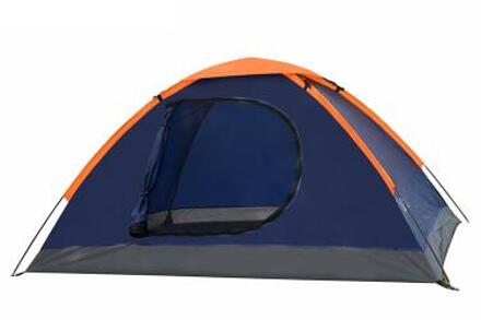 Outdoor 2 Persoon Anti-Regen Anti-Wind Een Deur Ultra Draagbare Voor Camping Wandelen Familie Tent Blauw