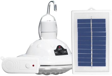 Outdoor 22 Led Zonne-energie Yard Wandelen Tent Light Camping Opknoping Lamp Met 4 V/1 W Afstandsbediening zuiver Wit Zonnepaneel