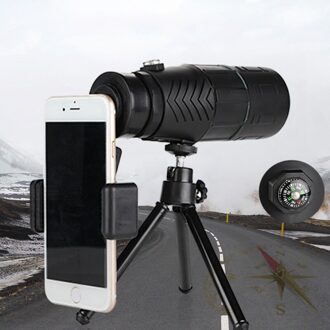 Outdoor 40x60 Clarity HD Vision Pocket Telescoop Monoculaire Telescoop Lage Niveau Nachtzicht Groene Film Optics Telescoop