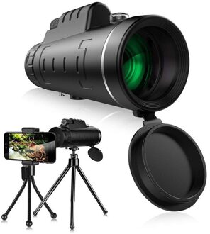 Outdoor 40X60 Zoom Optische Hd Lens Monoculaire Telescoop + Statief + Clip Voor Universal Telefoon Hoge Duidelijkheid Телескоп Wandelen Монокуляр