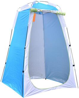 Outdoor Afneembare Draagbare Pop Up Privacy Tent Camping Douche Tent Veranderende Kamer Voor Outdoors Wandelen Reizen blauw