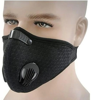 Outdoor Anti-dust Half Face Mask Mouth-muffle Windproof Bicycle Skiing Black Face Cover Cycling Riding Sweat Headband Mascarilla