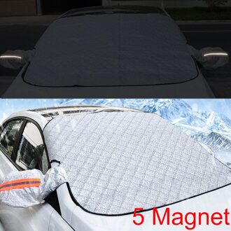Outdoor Auto Sneeuw Waterdicht Anti-Vorst Auto Cover Magneet Voorruit Zonnescherm Met Reflecterende Strip Fit Voor Suv sedan Mpv stijl 1